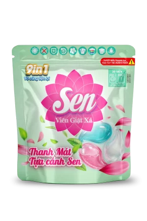 Sen laundry detergent capsules